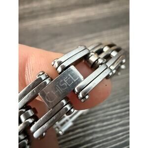 CHISEL Stainless Steel Polished Link Bracelet - 7.75"